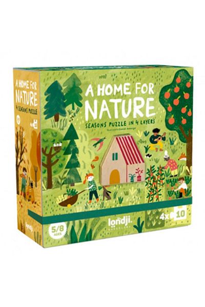 Londji Round Puzzle 4 Seasons, 10 Pieces