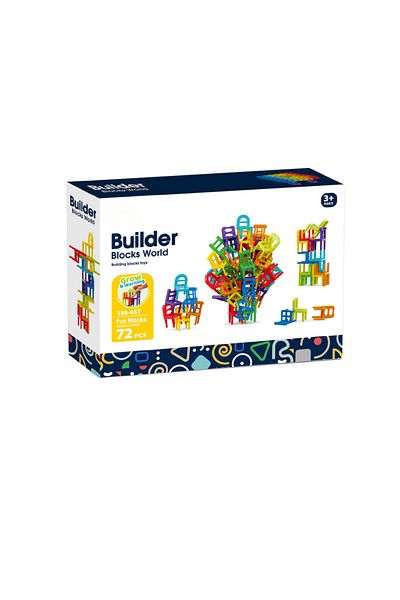 Bufnitel Joc De Constructie Steam - Scaune Colorate (72 PIESE)