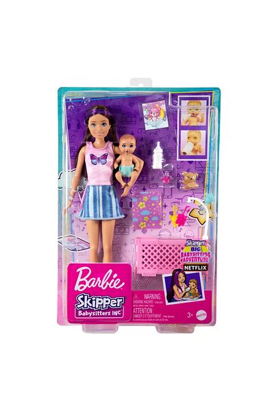 mattel Papusa Barbie Mamica Satena Cu Bebelus