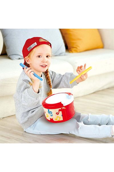 Hape Wooden Toy - Drum With Lights