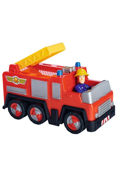 Simba Fireman Sam Jupiter Fire Truck With Sam Figure
