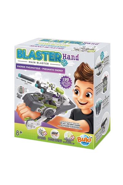 Buki France Blaster With Projectiles For Hand - Skill Set For Kids