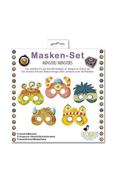 Fridolin Σετ από μάσκες πάρτι με τα άσχημα τέρατα,