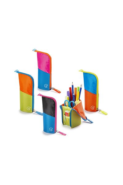CARIOCA Pencil Case With 1 Zipper, Unlined, Kimono Pouch