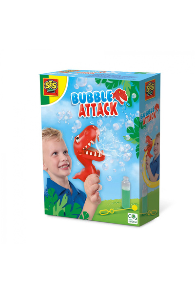 SES Creative Παιδικό σετ σαπουνόφουσκας με παιχνίδι δεινόσαυρο