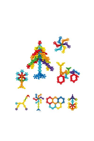 Bufnitel Joc De Constructie Steam - Floricele Colorate (80 PIESE)
