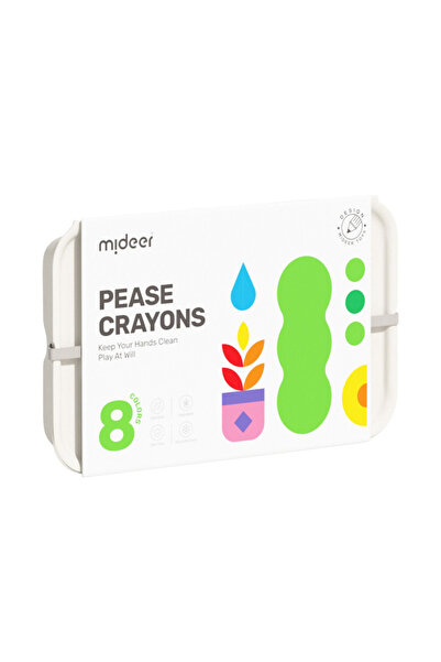 Mideer Wax Crayons For Children, 8 Colors