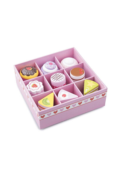 New Classic Toys Set de 9 prajituri in cutie de cadou