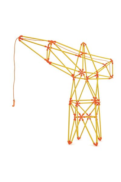 Hape Flexistix Bamboo Toy - Swivel Crane (94 PIECES)