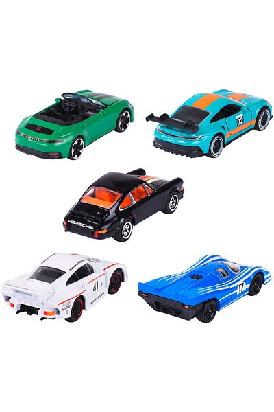 Majorette Porsche Motorsport Set With 5 Cars