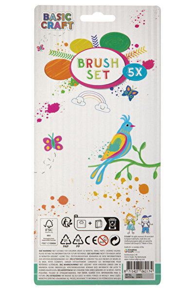 GRAFİX Set 5 Pensule Pentru Pictura