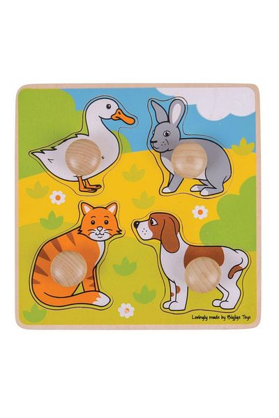 BigJigs Primul meu puzzle - animale de companie