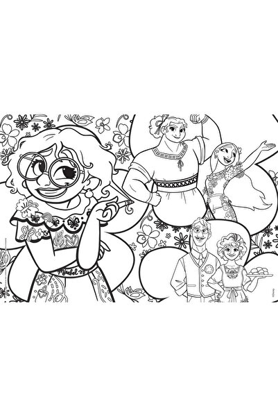 Lisciani Puzzle De Colorat - Encanto (2 X 60 PIESE)