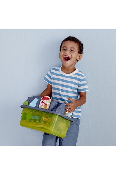 Hape Wooden Toy - Construction Train Set (50 PIECES)