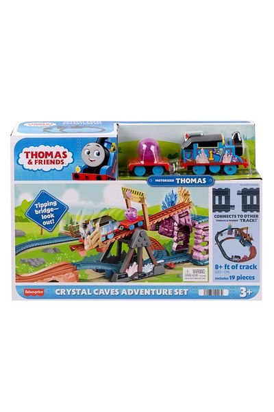 mattel Thomas Crystal Caves Adventure Playset With Thomas Motorized Locomotive