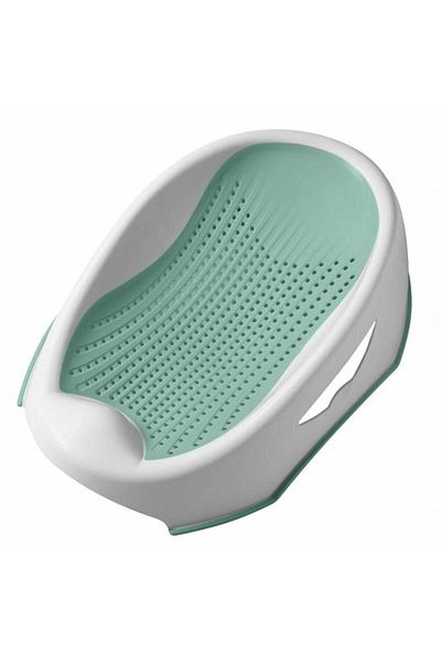 Micostore Suport cada baie bebelusi, Alb / Verde Menta, 61 x 39 x 21 cm