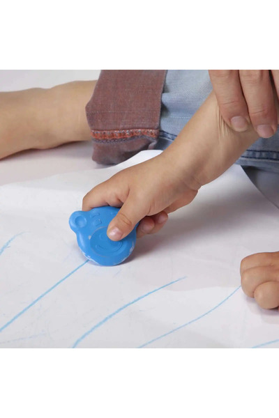 CARIOCA Μωρουδιακά Κραγιόνια με Λαβή, Μωρουδιακά Αρκουδάκια, 1 Έτους, 6 Τεμάχια / Σετ