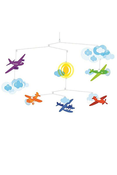 djeco Decoratiuni Camera Copii Bebe, Accesorii Mobile, Carusel, Avioane,