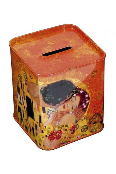 Fridolin Klimt Metal Piggy Bank