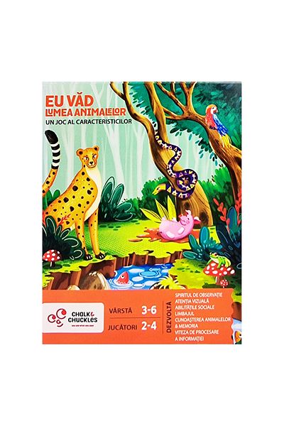 Chalk and Chuckles Logic Game - I See - Animal World
