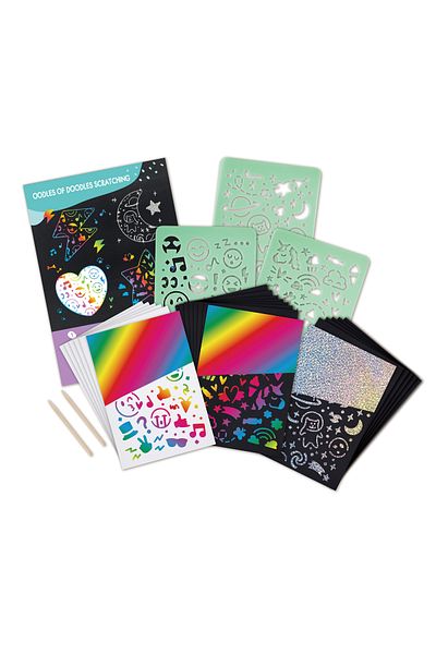 Hape Scratch Art Kit For Children - 26 Pieces