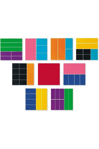 Learning Resources Rainbow Fraction ® Colorful Fraction Tiles