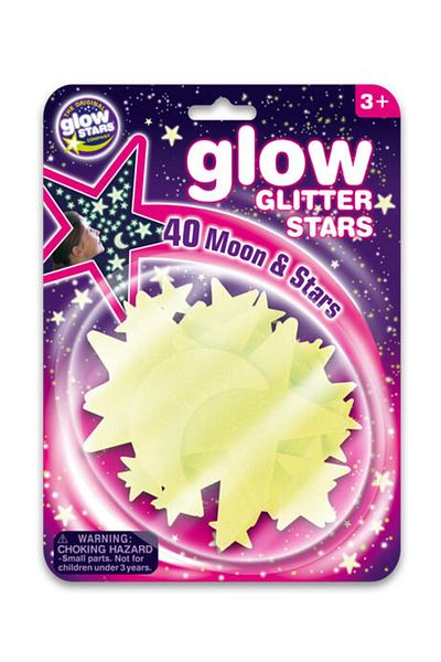 Brainstorm Reflective Set With Glitter - Stars