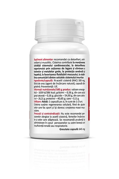 ZENYTH Nac, N-acetyl Cysteine, Detoxifier, Antioxidant, Mucolytic, With Cysteine