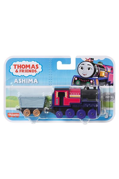 mattel Lokomotiva Thomas s tlačným vagónem Ashima