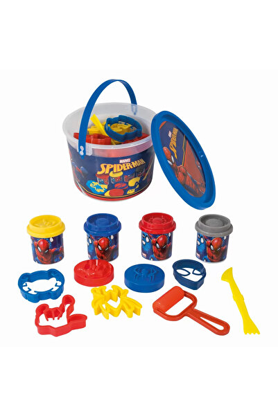 As Galetusa Cu 4 Borcane De Pltilina Si Accesorii De Modelat, Spiderman
