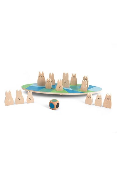 BS Toys Vulpi Versus Iepurasi!, Joc De Echilibru,