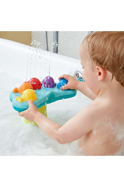 Hape Bath Toy - Musical Fountain With Whales