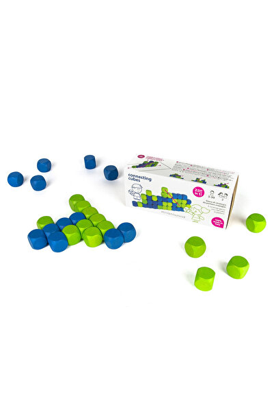 Milaniwood Connecting Cubes, Joc De Strategie Din Lemn,