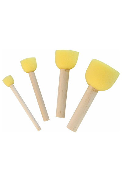 Kreul Pensulă specială din spumă, set de 4 bucăți