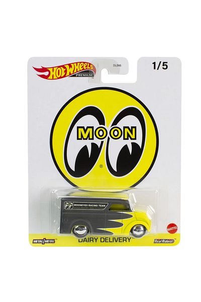 mattel Hot Wheels Premium Real Riders Pop Culture Masinuta Metalica Dairy Delivery Scara 1:64