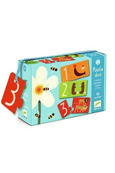 djeco Duo Puzzle - Numere Duo