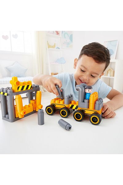 Hape Polym - Toy Bulldozer (43 PIECES)