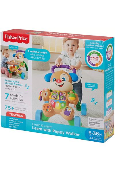 mattel Fisher Price Interactive Walking Puppy In Romanian