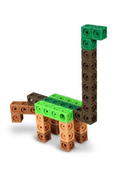 Learning Resources Set De Activitati Mathlink Cubes Pentru Incepatori - Dinozauri