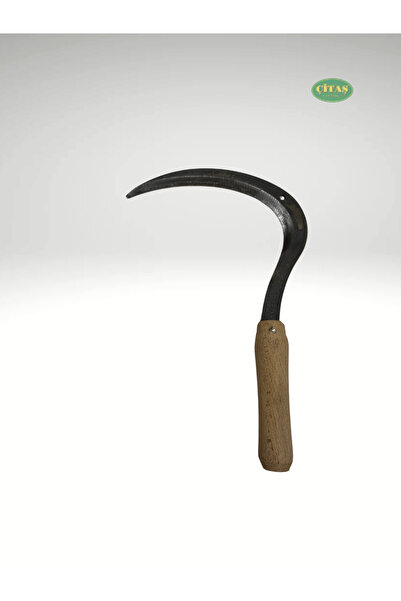 ÇİTAŞ AHŞAP SAPLI ORAK DÖVME ÇELİK NO:2 ÇİM-OT KESME