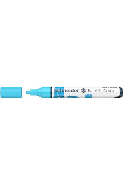SCHNEIDER Acrylic Paint Marker, Round Tip 4 Mm, Paint-it 320, , 18 Colors