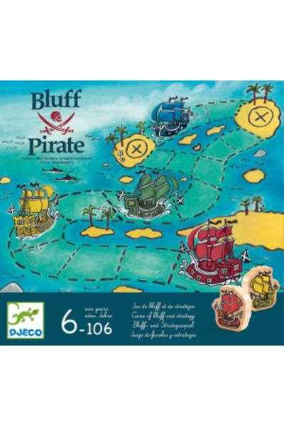 djeco Παιχνίδι Στρατηγικής Bluff Pirat