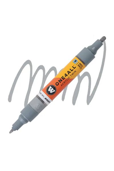Molotow Acrylic Paint Marker, Dual Tip 1.5 And 4 Mm, One4all, Twin Pumpmarkers, 48 ​​Colors