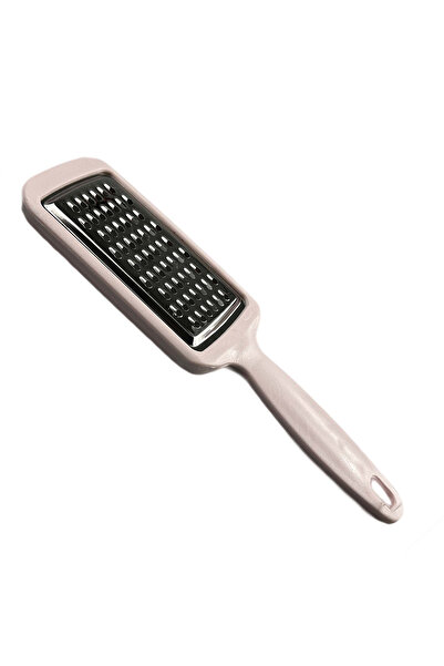 Micostore Food Grater, With Plastic Handle And Hanger, Stainless Steel Blade, Bpa Free, Pink