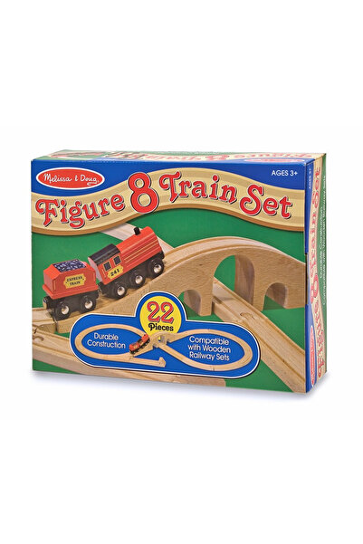 Melissa & Doug Tren Lemn Si Circuit 8 Melissa And Doug