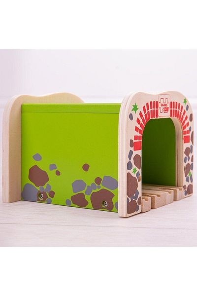 BIGJIGS Toys Tunel Dublu