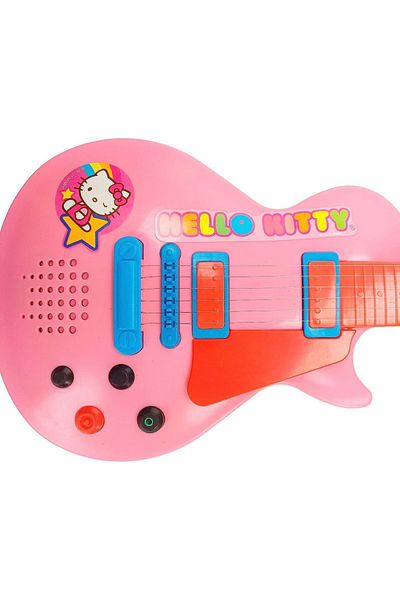 Reig Musicales Sada růžové kytary a mikrofonu Hello Kitty