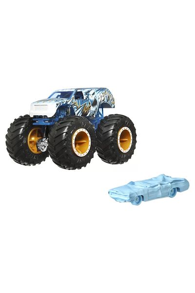 mattel Hot Wheels Monster Truck Si Masinuta Metalica 32 Degrees
