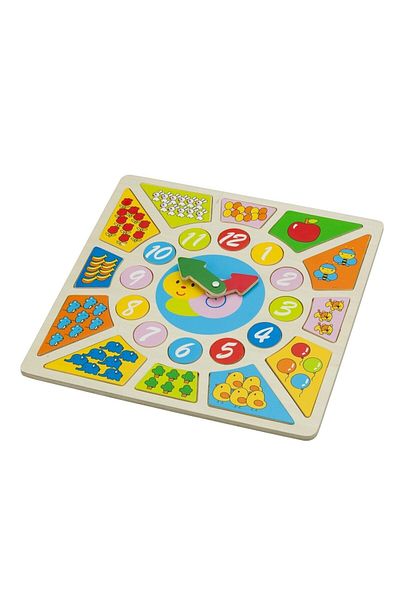 New Classic Toys Wooden Educational Clock