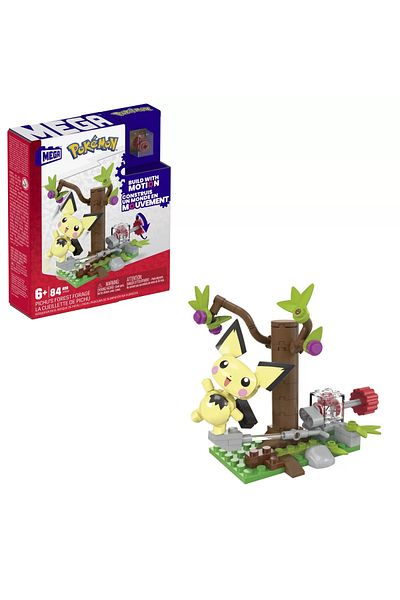 mattel Pokemon Mega Set De Constructie - Forajele Forestiere Ale Lui Pichu